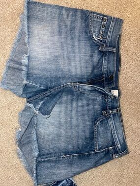 Old Navy Blue Washed Denim Cutoff Shorts